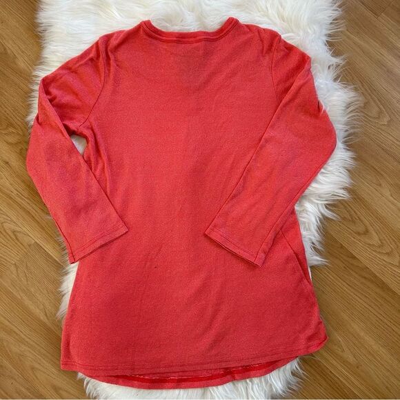 Michael Stars Maternity Top T Shirt Tunic Poppy Small Made in USA - Picture 5 of 5